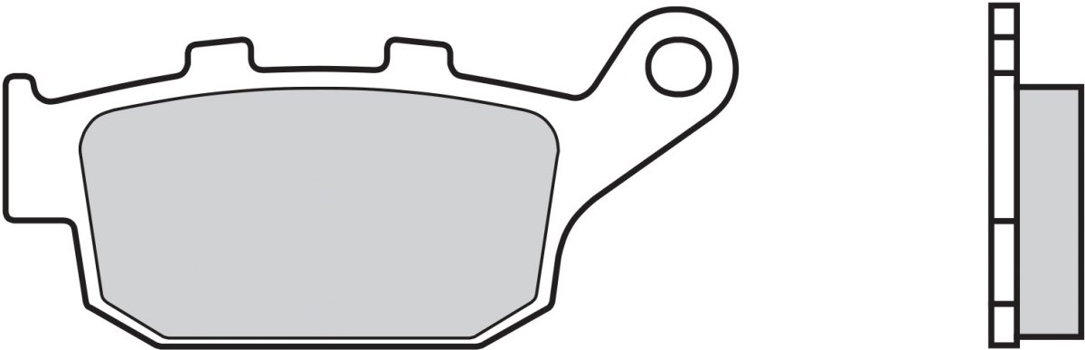 07HO2711 BRAKE PADS ORGANIC GENUINE