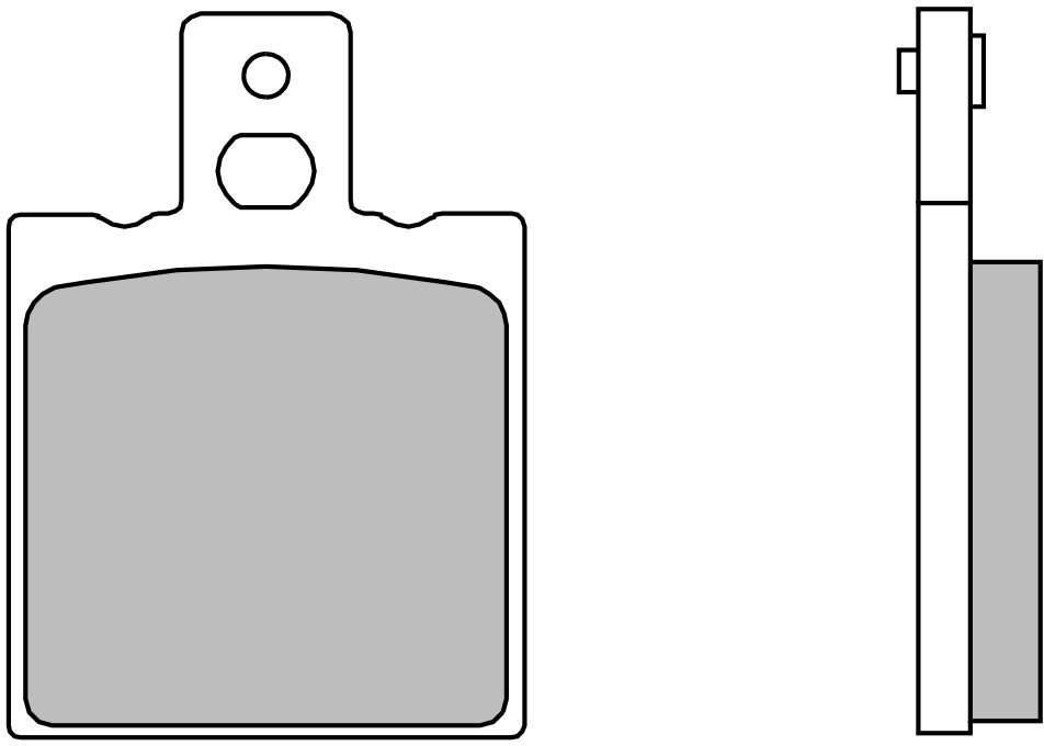 07HO33CC BRAKE PADS ORGANIC