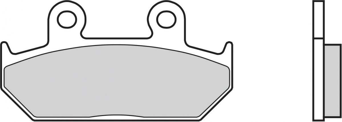 07HO3509 BRAKE PADS ORGANIC GENUINE