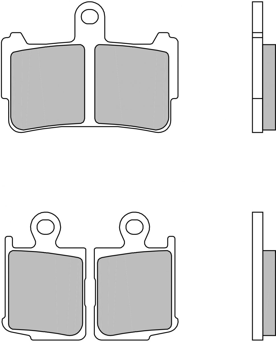 07HO37SA BRAKE PADS SINTER