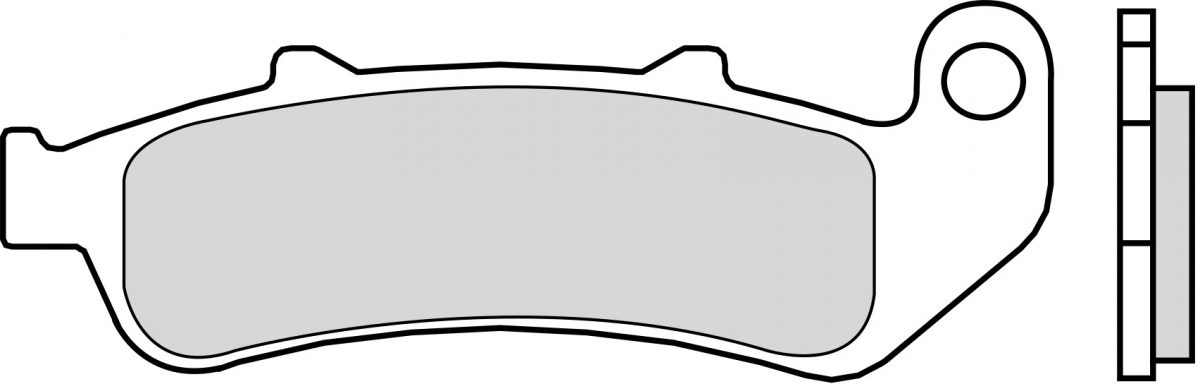 07HO3907 BRAKE PADS ORGANIC GENUINE