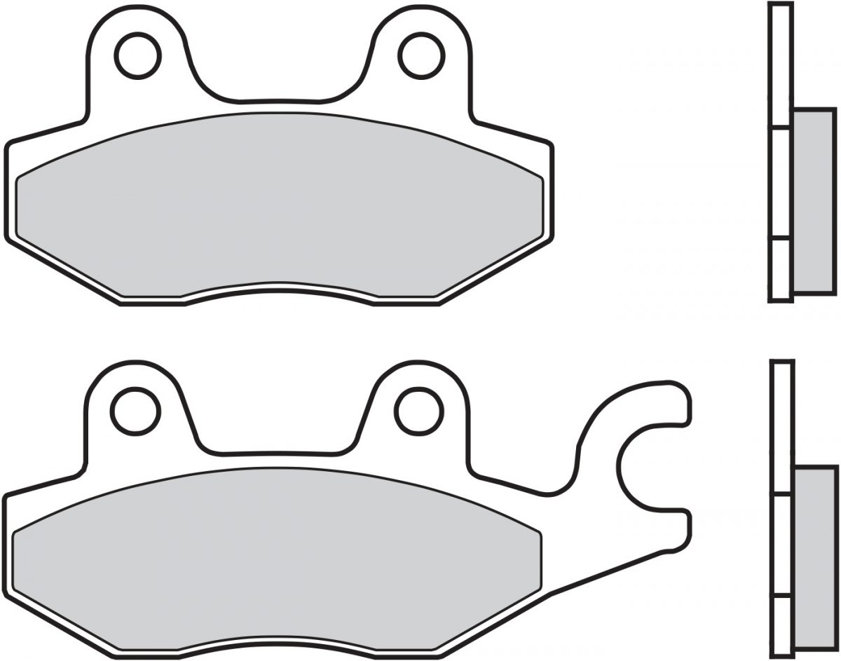 07HO4008 BRAKE PADS ORGANIC GENUINE