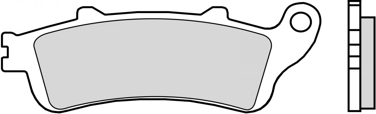 07HO4308 BRAKE PADS ORGANIC GENUINE