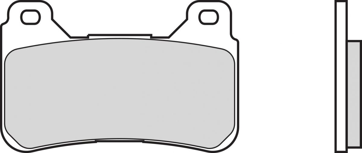 07HO50RC BRAKE PADS ORGANIC RACING