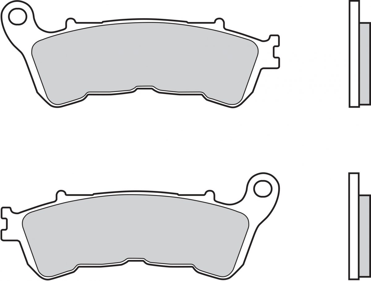 07HO57LA BRAKE PADS SINTER