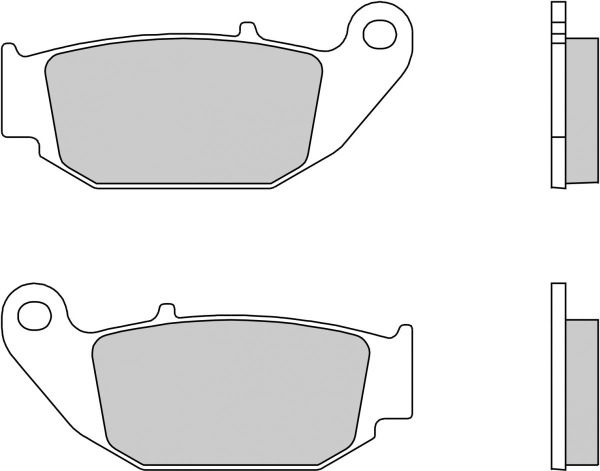07HO61CC BRAKE PADS ORGANIC