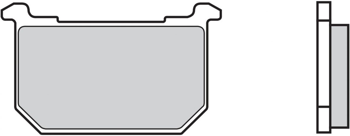 07KA0608 BRAKE PADS ORGANIC GENUINE
