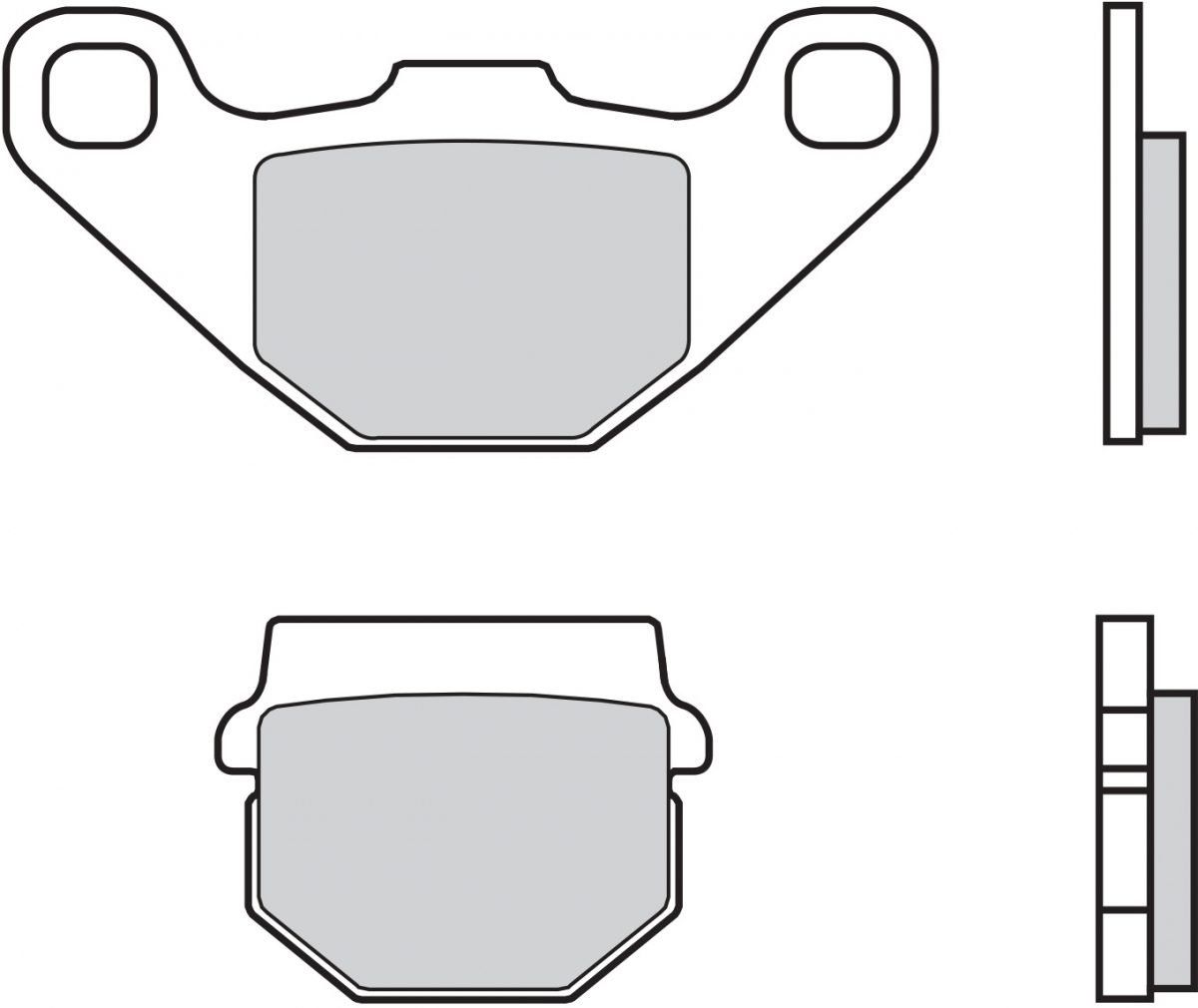 07KA07SX BRAKE PADS SINTER