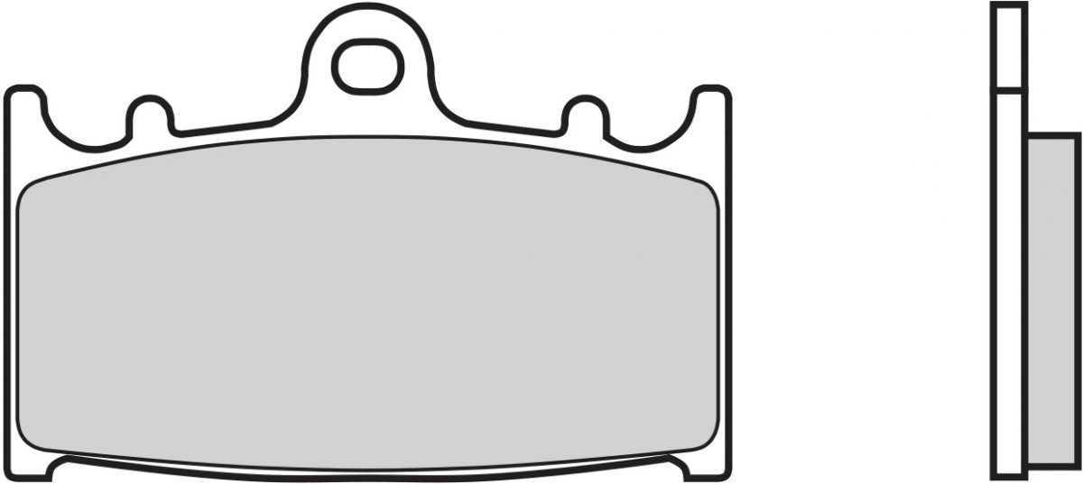 07KA13LA BRAKE PADS SINTER