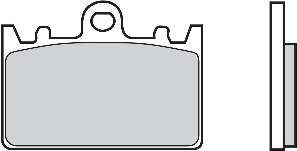 07KA1406 BRAKE PADS ORGANIC GENUINE