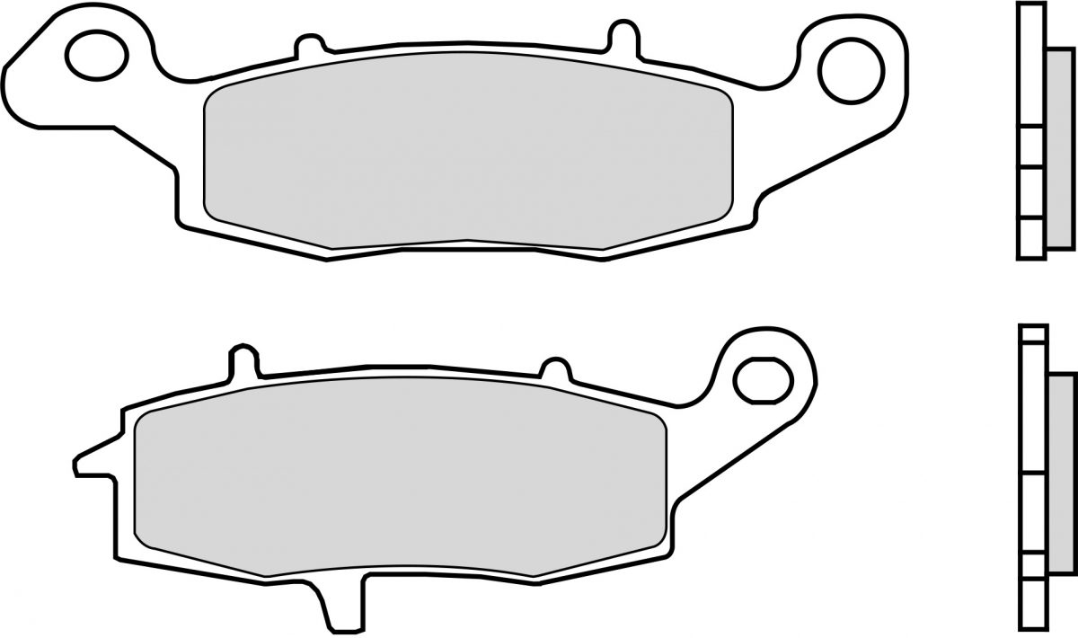 07KA1807 BRAKE PADS ORGANIC GENUINE