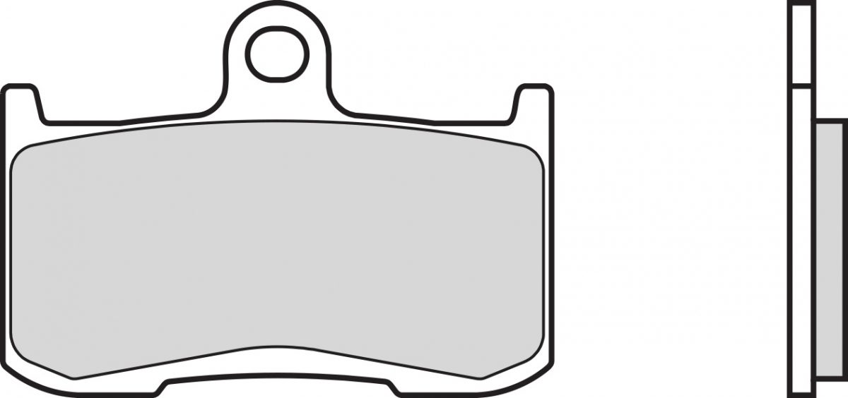 07KA23RC BRAKE PADS ORGANIC RACING