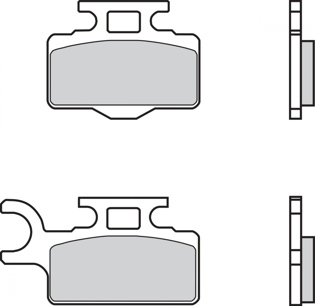 07KA27SD BRAKE PADS SINTER