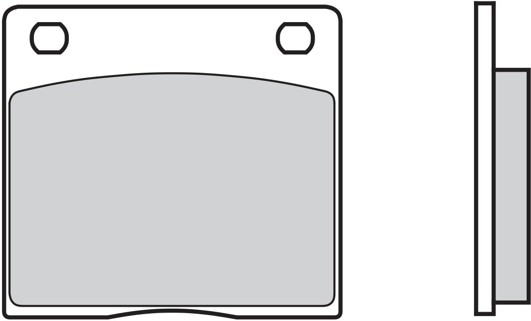 07KS0207 BRAKE PADS ORGANIC GENUINE