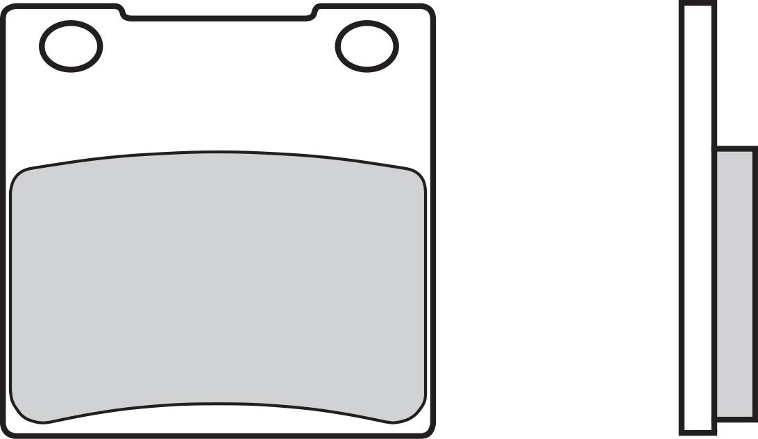 07KS0507 BRAKE PADS ORGANIC GENUINE