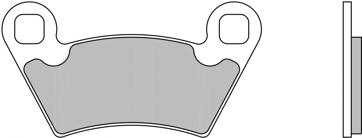 07PO07SD BRAKE PADS SINTER