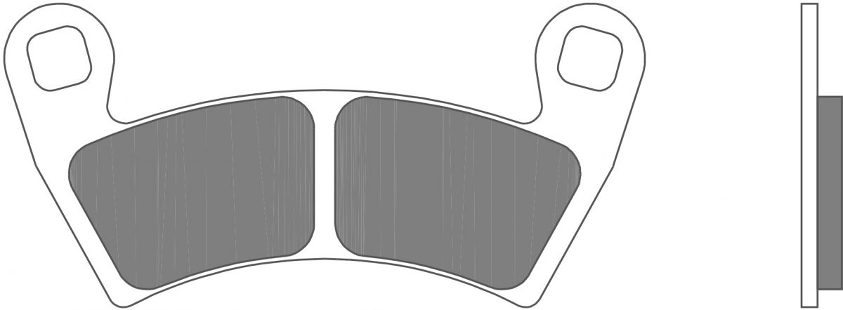 07PO10SD BRAKE PADS SINTER