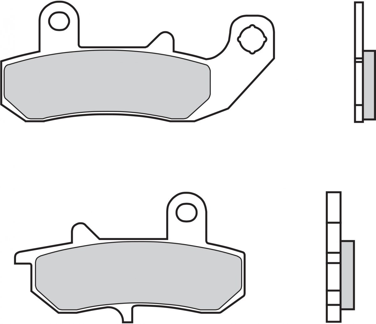 07SU17TT BRAKE PADS ORGANIC