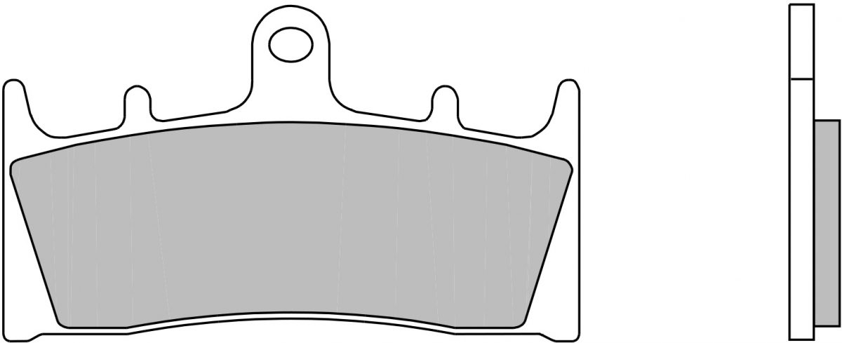 07SU19RC BRAKE PADS ORGANIC RACING