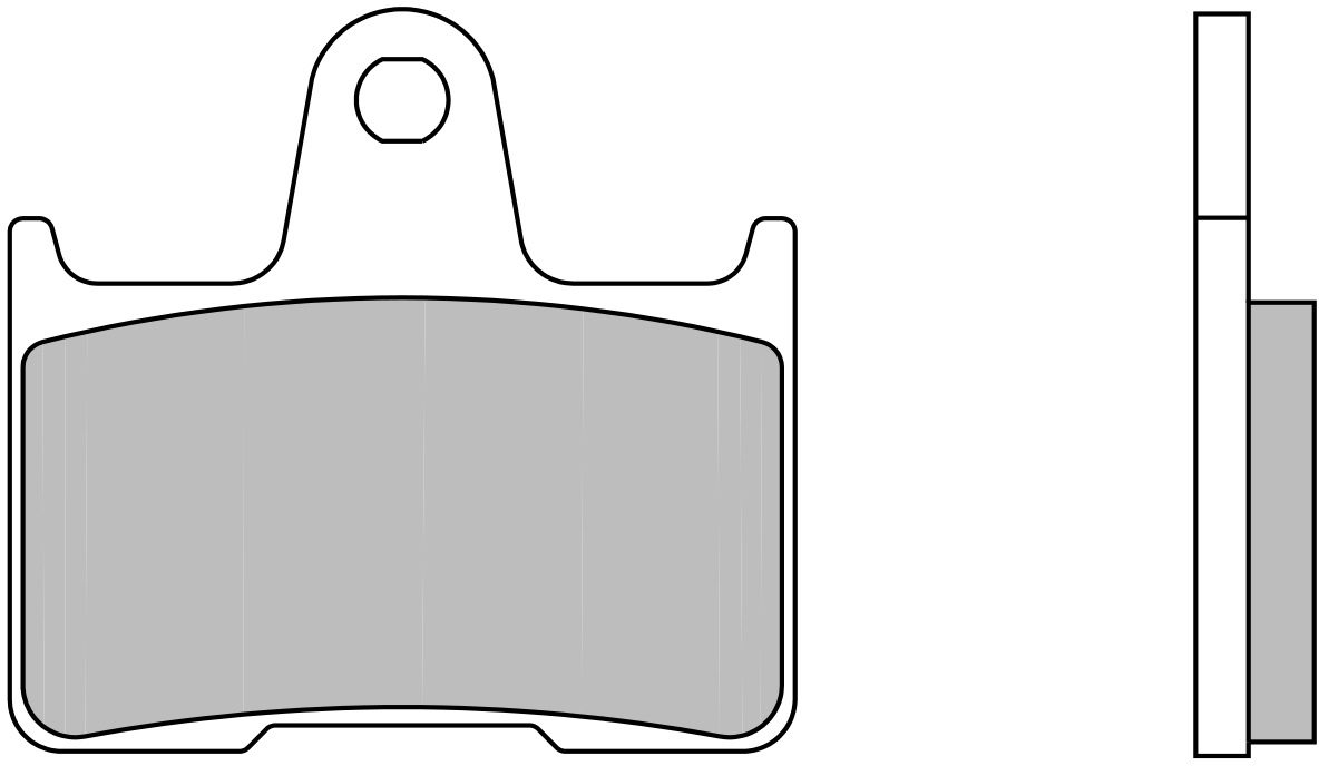 07SU25SP BRAKE PADS SINTER