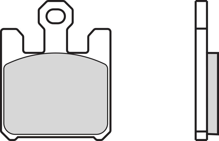 07SU26RC BRAKE PADS ORGANIC RACING