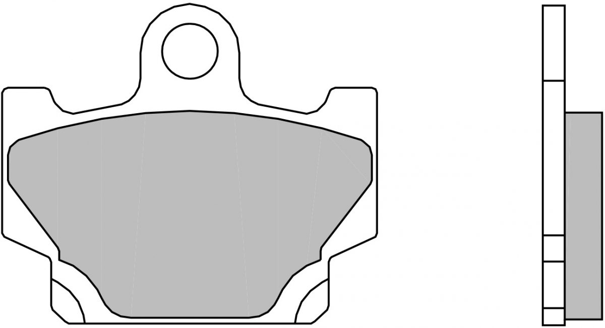 07YA1011 BRAKE PADS ORGANIC GENUINE