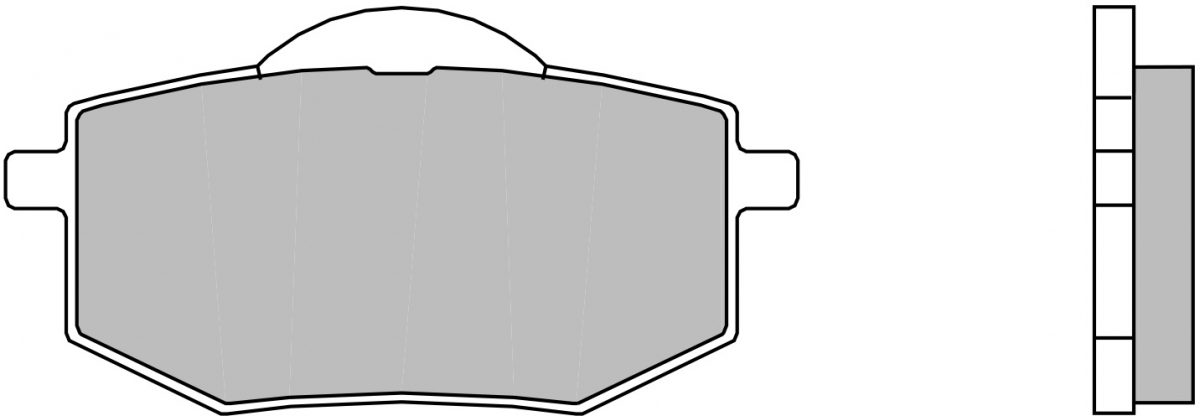 07YA1909 BRAKE PADS ORGANIC GENUINE