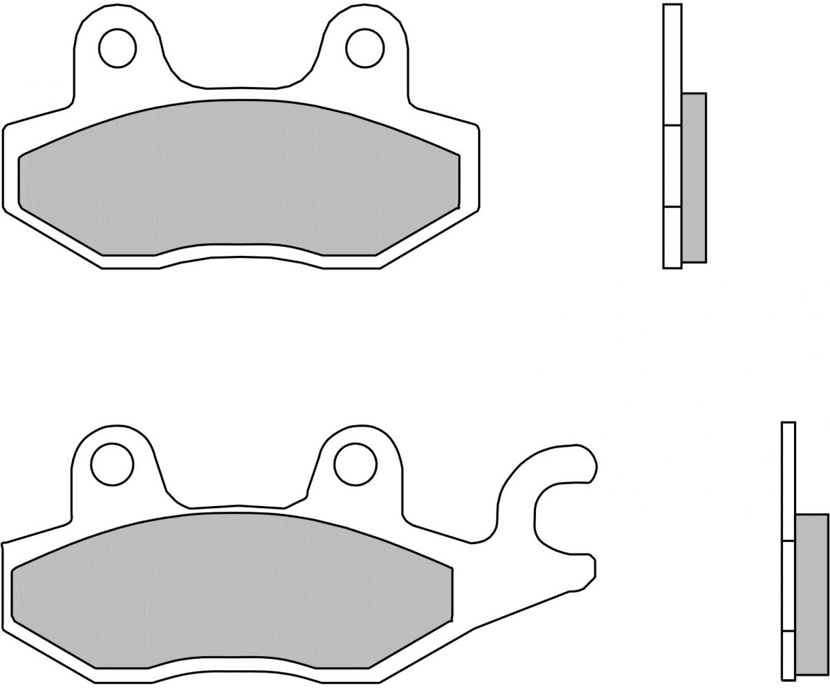 07YA22LA BRAKE PADS SINTER