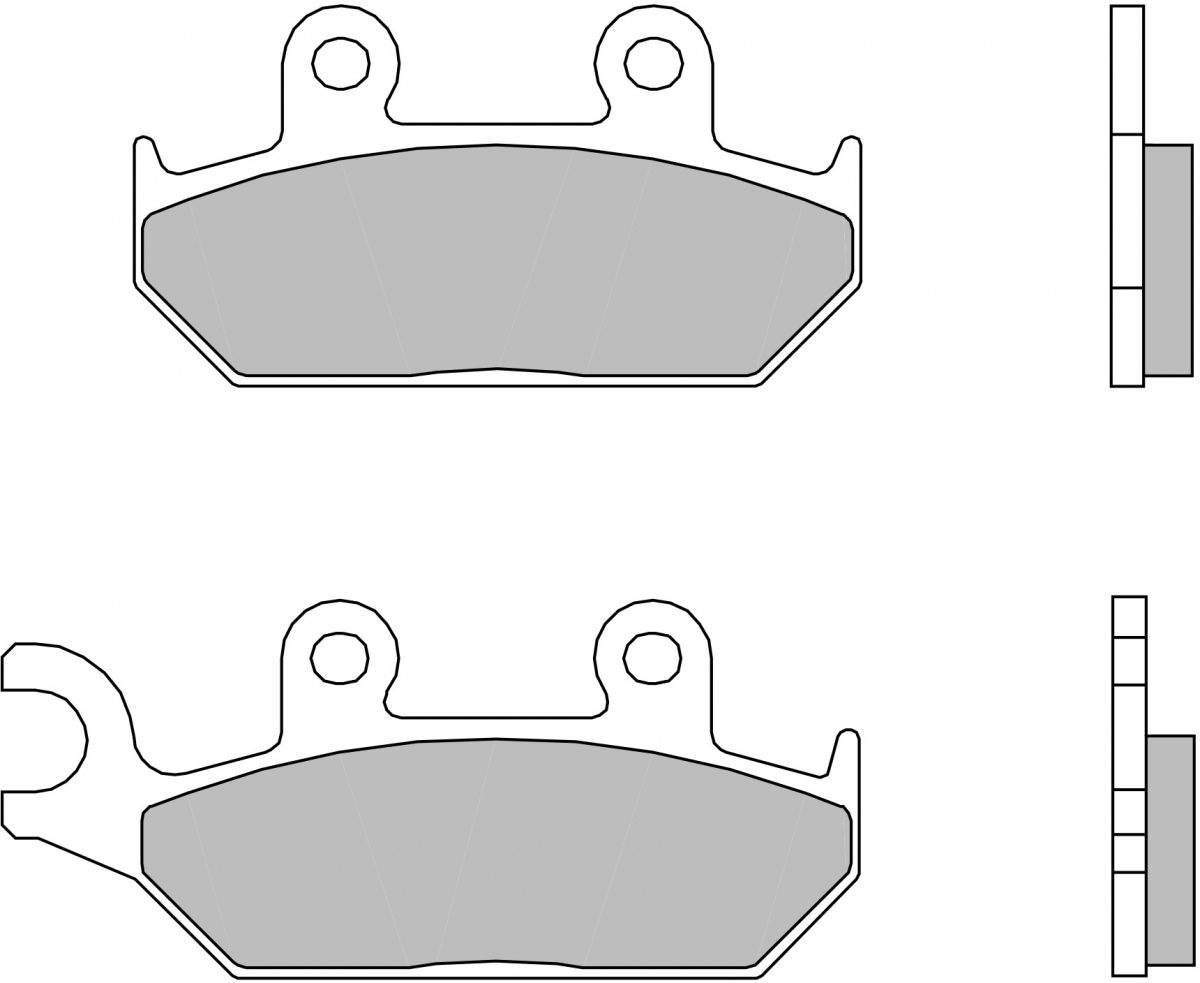 07YA25SA BRAKE PADS SINTER
