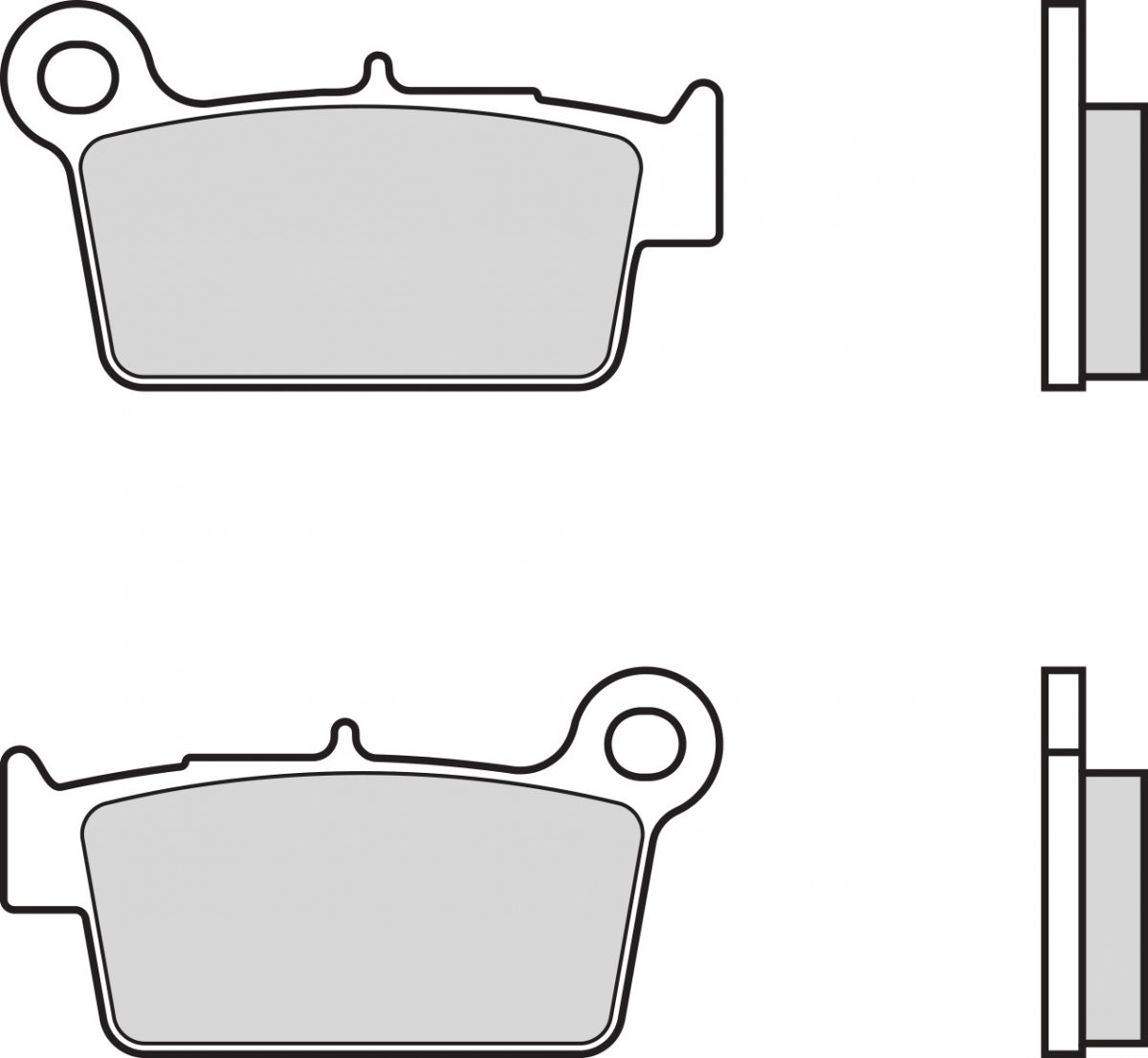 07YA41SD BRAKE PADS SINTER