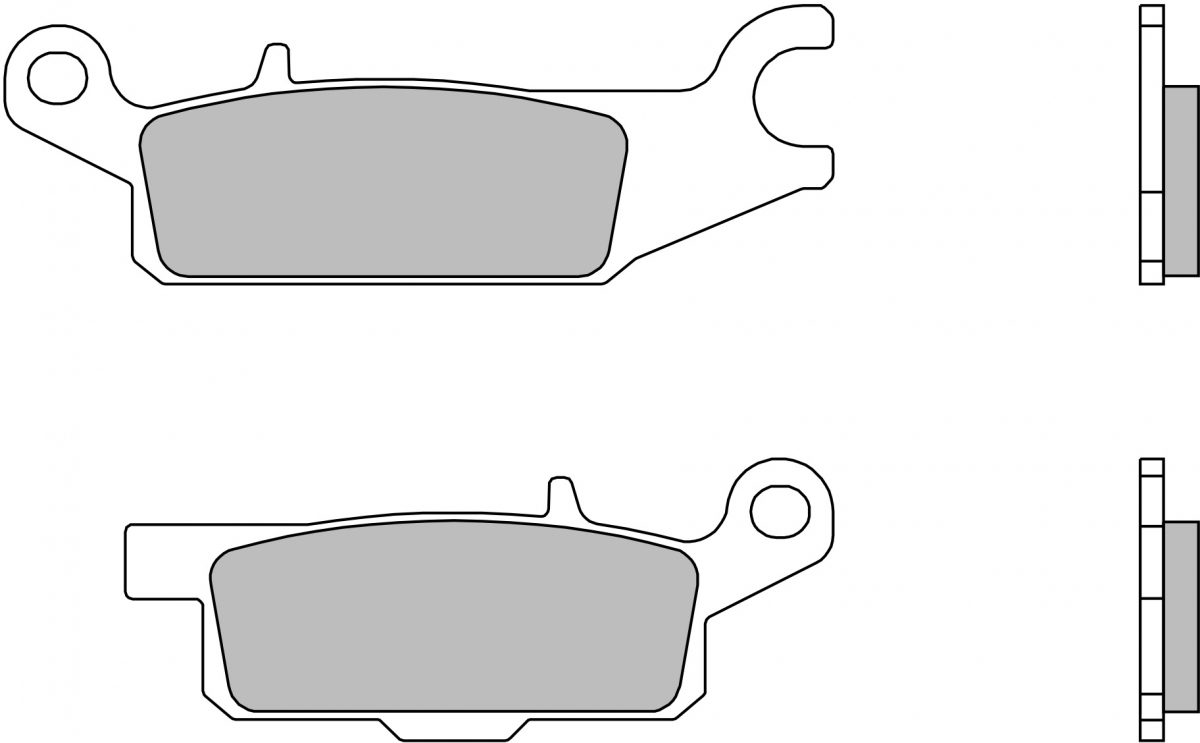 07YA49SX BRAKE PADS SINTER