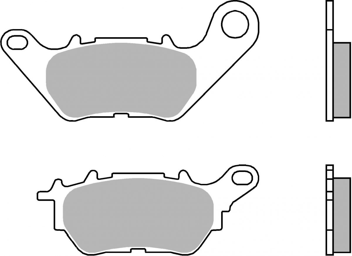 07YA53CC BRAKE PADS ORGANIC foto 2