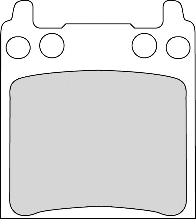 FDB134P BRAKE PADS ORGANIC