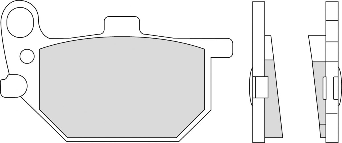 FDB184P BRAKE PADS ORGANIC