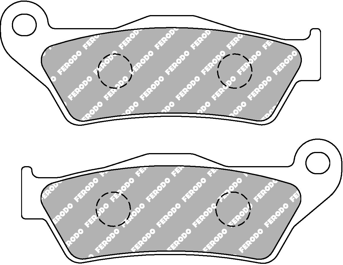 FDB2018EF BRAKE PADS ORGANIC