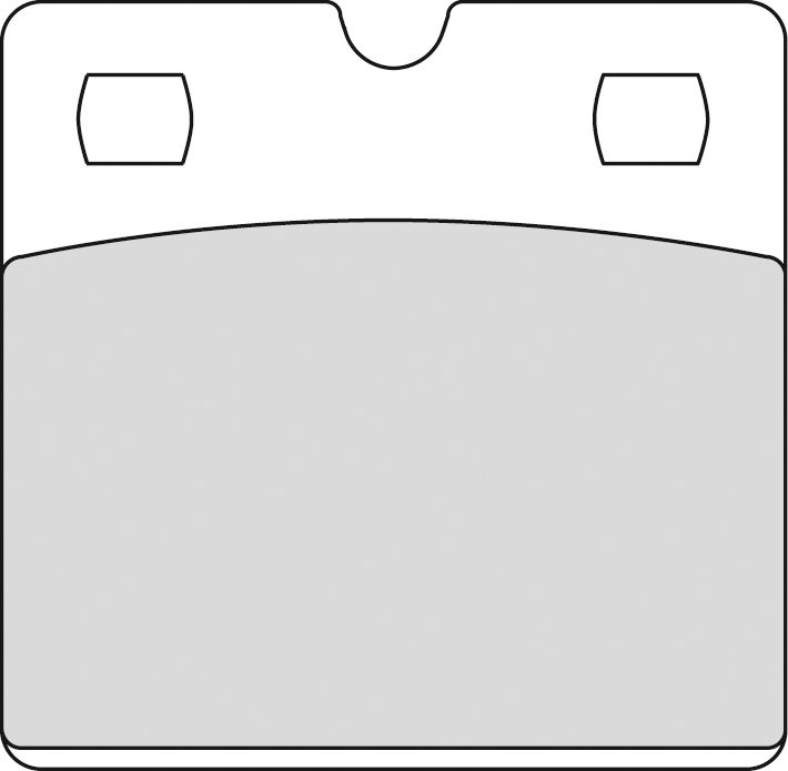 FDB204P BRAKE PADS ORGANIC