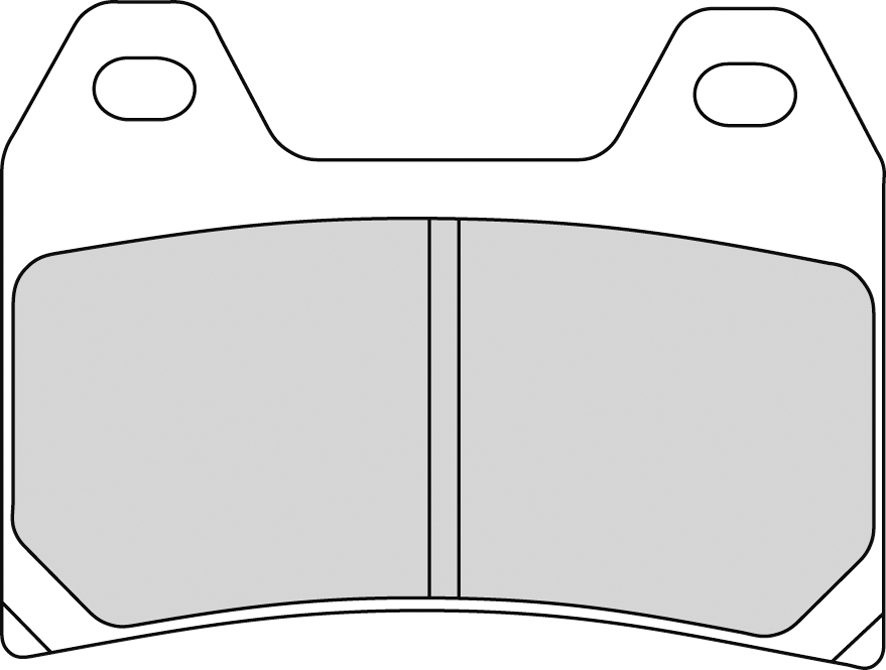 FDB2042 CP1 BRAKE PADS ORGANIC RACING