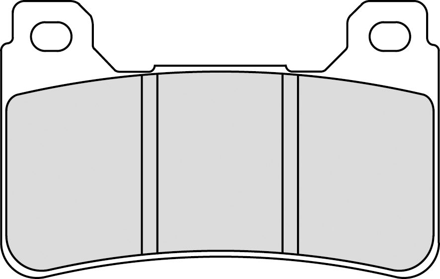 FDB2205 ZRAC BRAKE PADS SINTER RACING