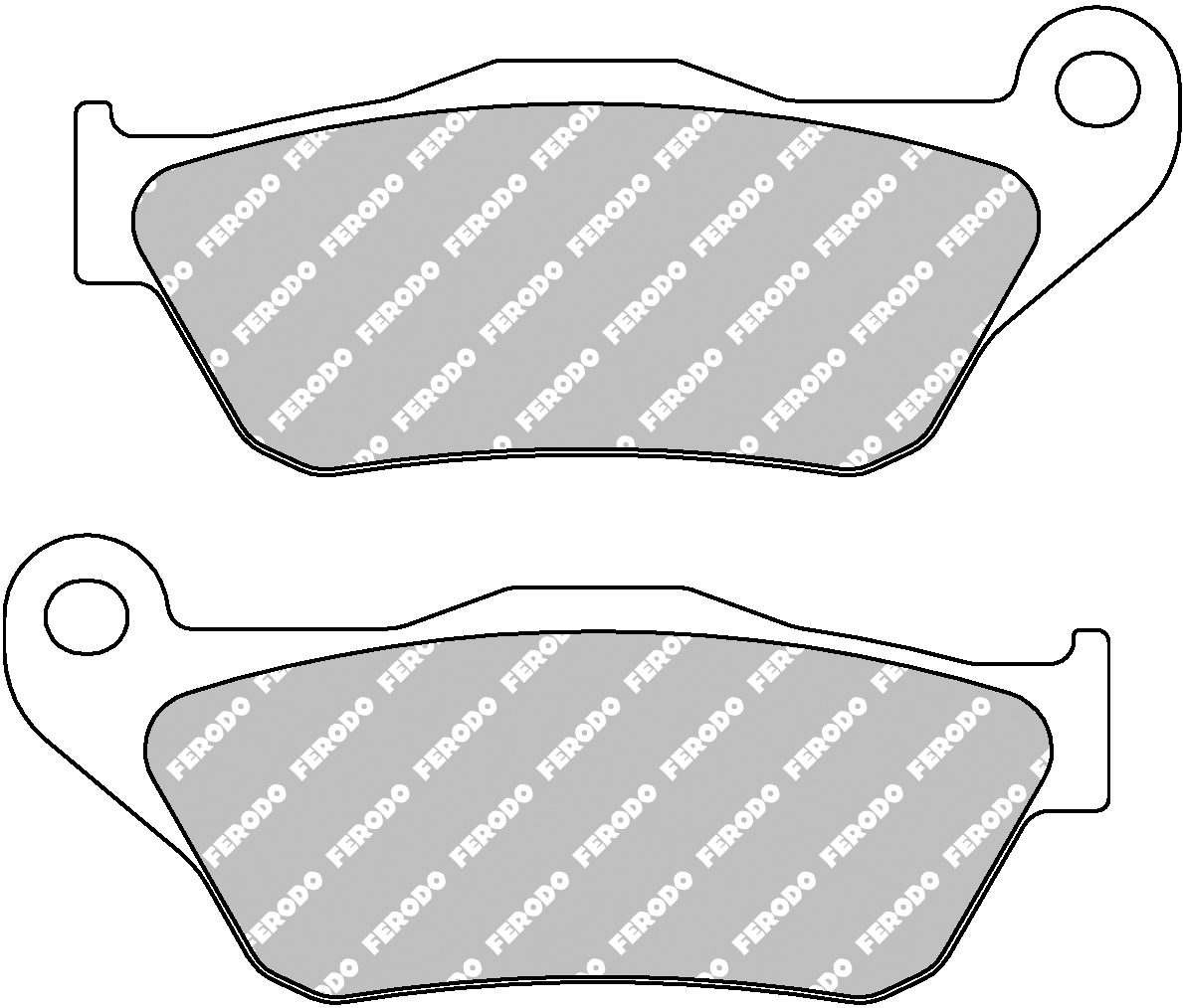 FDB2208EF BRAKE PADS ORGANIC