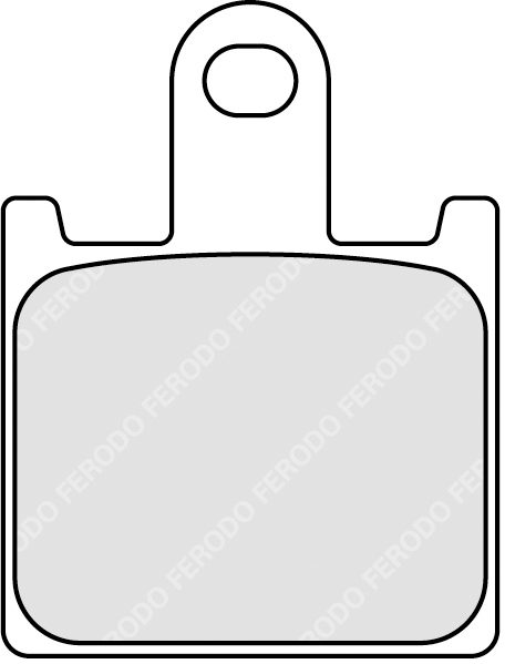 FDB2220 CP1 BRAKE PADS ORGANIC RACING
