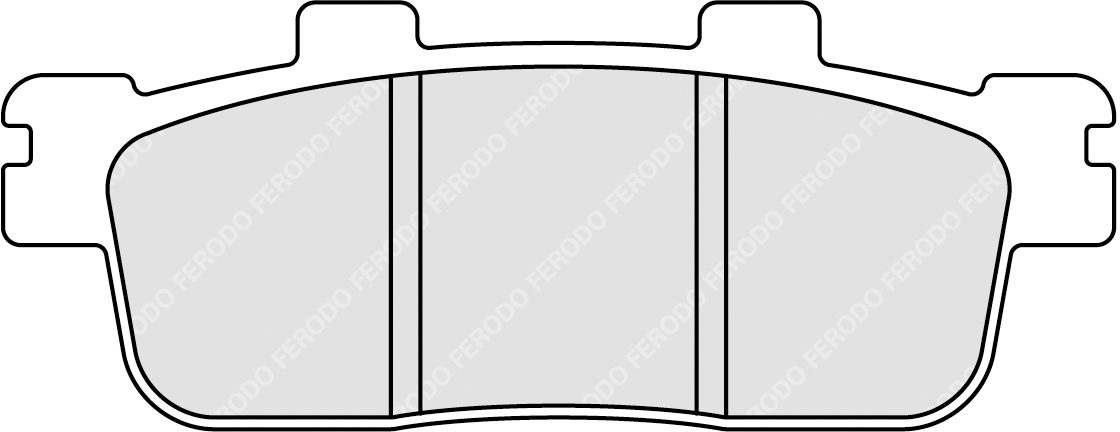 FDB2226AG BRAKE PADS ORGANIC