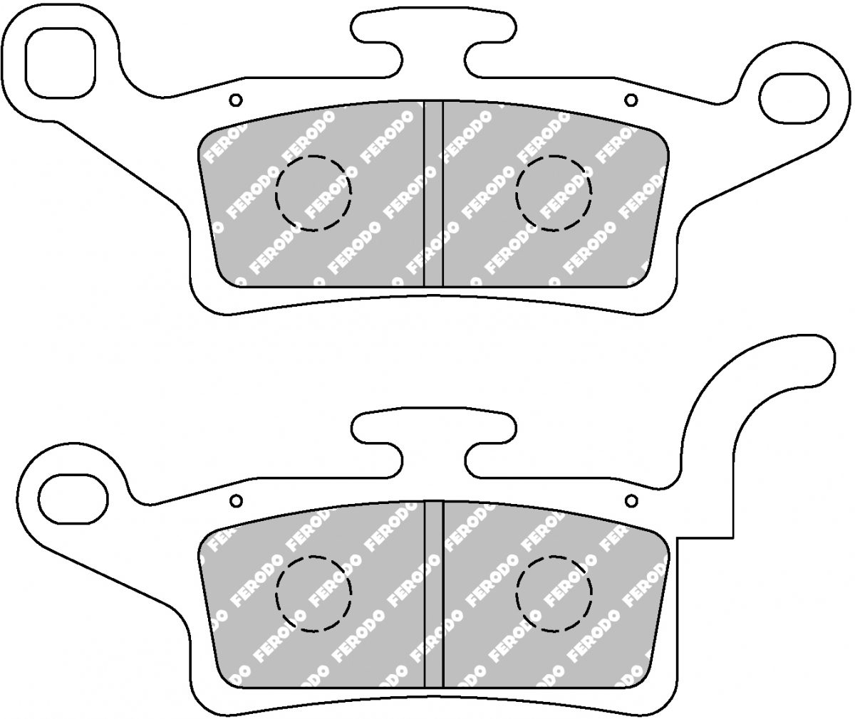 FDB2264EF BRAKE PADS ORGANIC