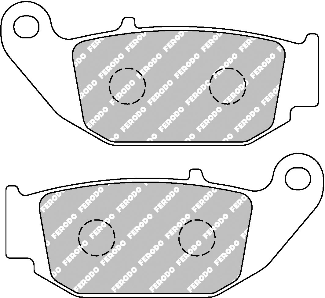 FDB2275P BRAKE PADS ORGANIC
