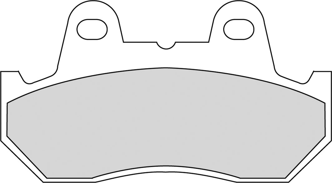 FDB244P BRAKE PADS ORGANIC