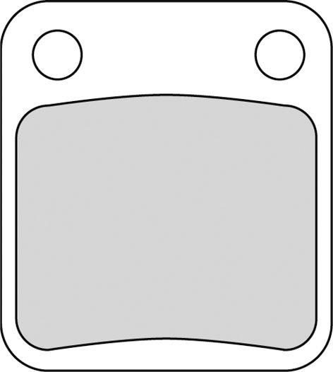 FDB250EF BRAKE PADS ORGANIC