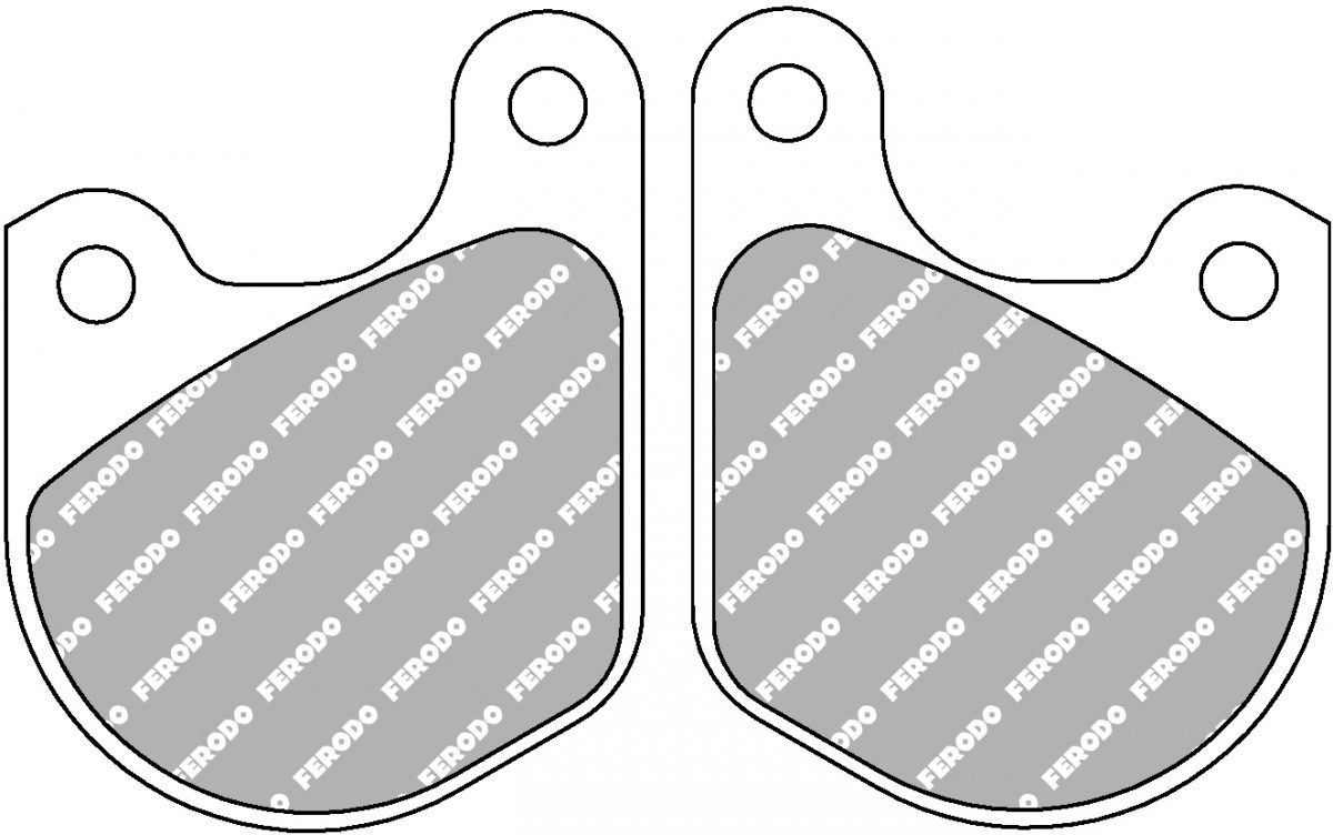 FDB333P BRAKE PADS ORGANIC