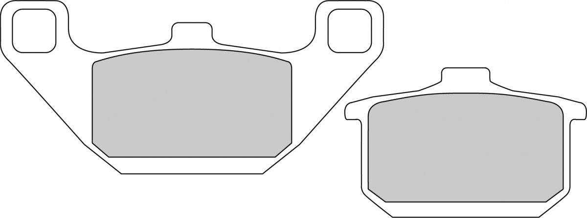 FDB339EF BRAKE PADS ORGANIC
