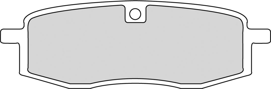 FDB411P BRAKE PADS ORGANIC