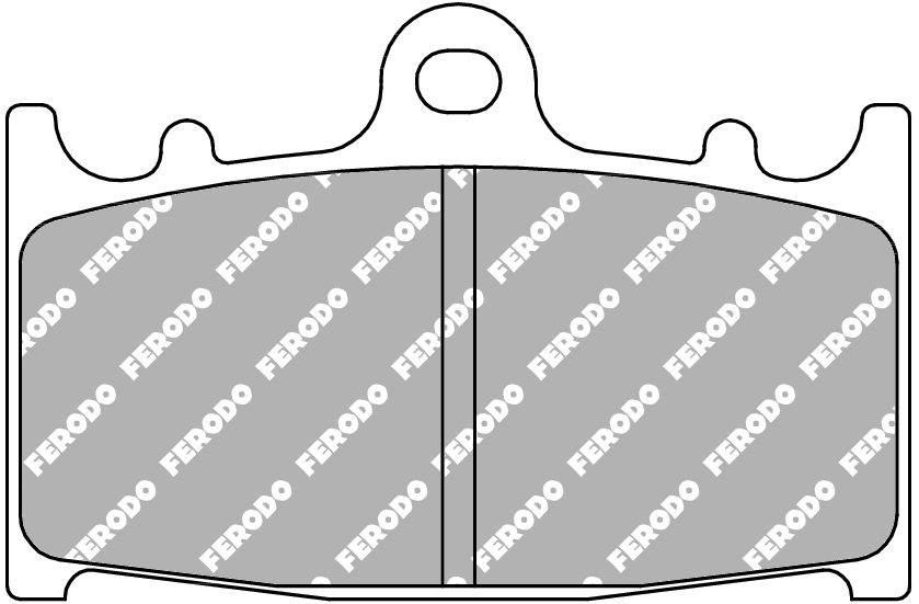 FDB574EF BRAKE PADS ORGANIC