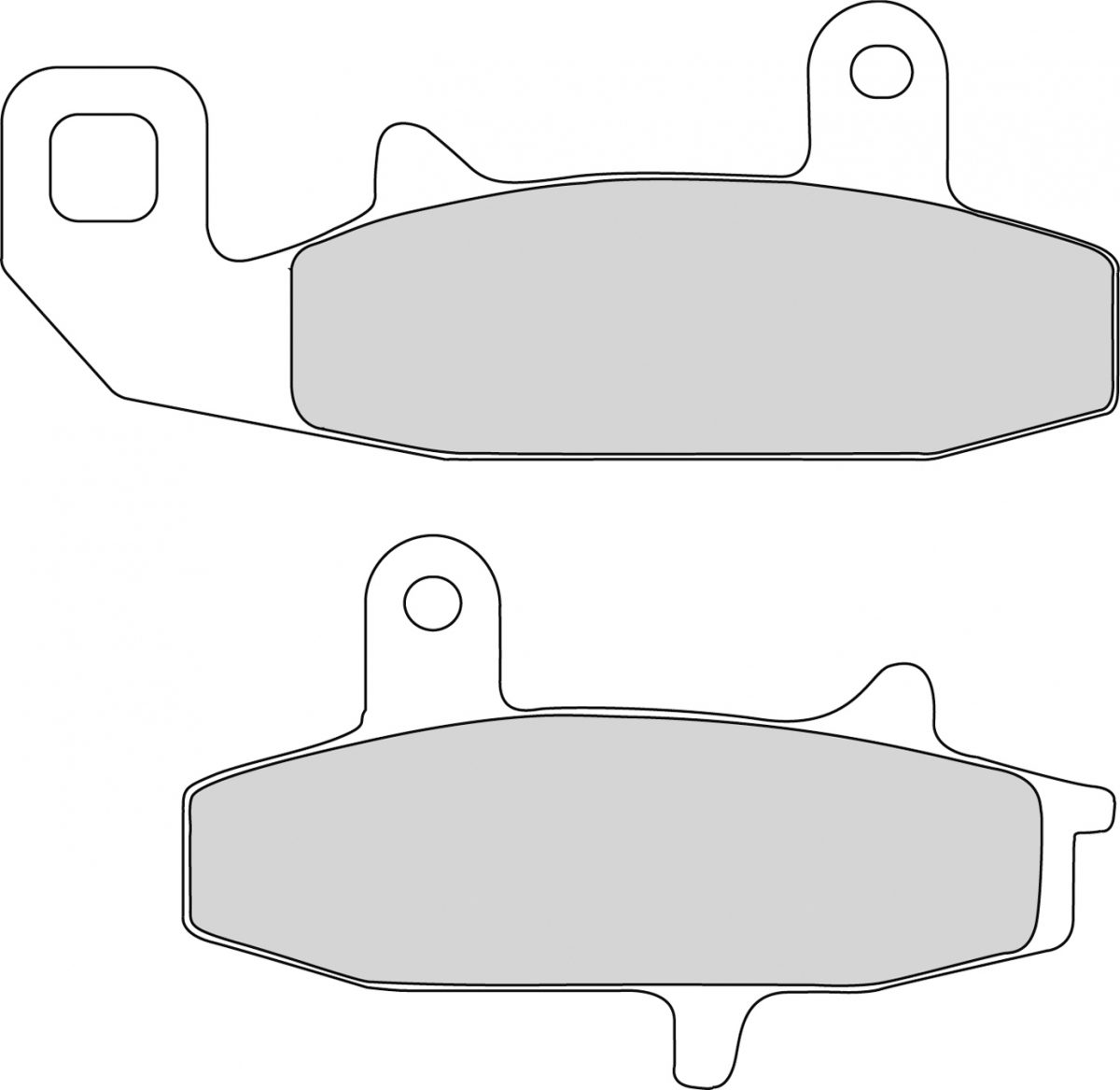FDB606P BRAKE PADS ORGANIC